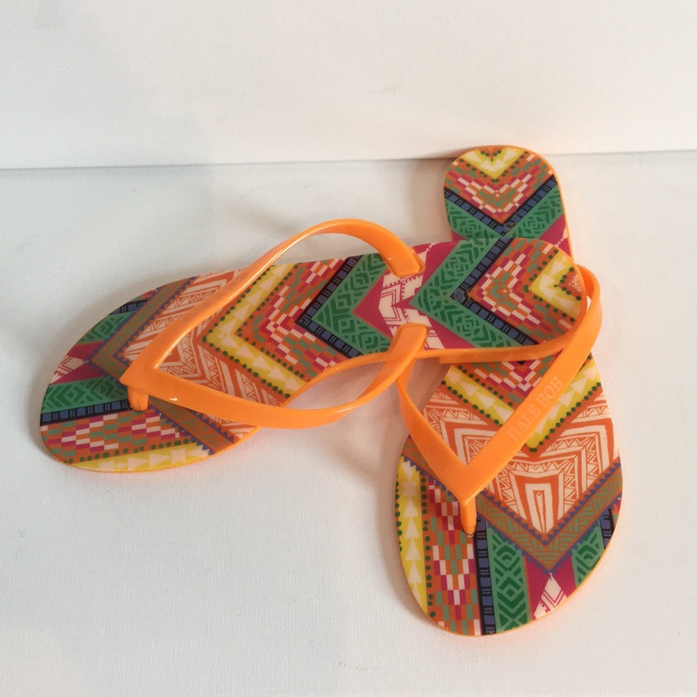 🇺🇸Hale Bob Skyla Arrow flip flop in orange
